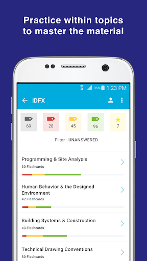 NCIDQ IDFX Flashcards Int Dsn Screen 3