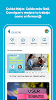 screenshot of SalusOne, App para Enfermería