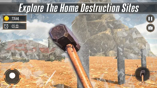 virtuell Haus Zerstörung Sim