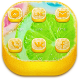 Fresh Lemon Green Summer Theme icon