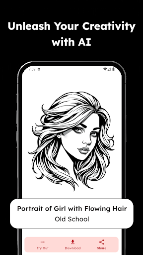 Screenshot of TattooInk: AI Tattoo Generator