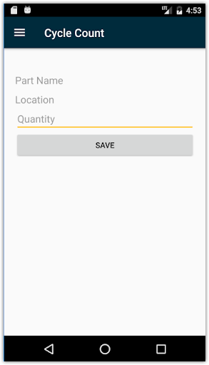 AER Supplies Management Screen 2