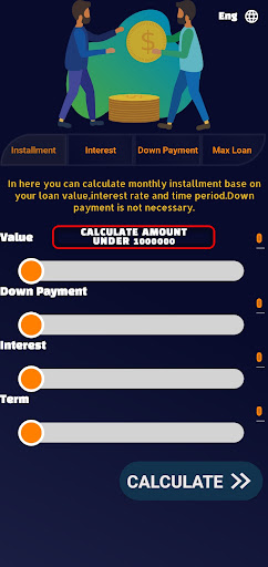Dream Loan Calculator Screen 3