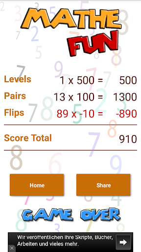 Android application Brain Game Math screenshort