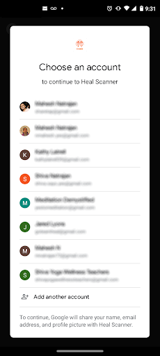 Heal Journal Scanner Screen 3