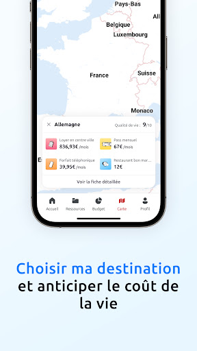 Pilot Student, trip planner Screen 2