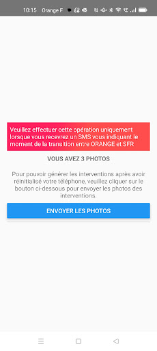 Android application SDA PHOTO screenshort