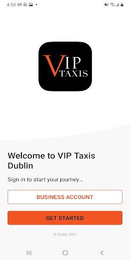 Android application VIP Taxis Dublin screenshort