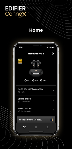 Android application EDIFIER ConneX screenshort