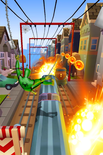 Subway hero spider : endless Dash Runner 1.0 screenshots 4