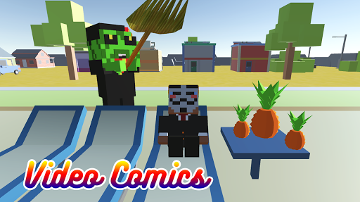Android application Hacker Vs Noob monster school screenshort