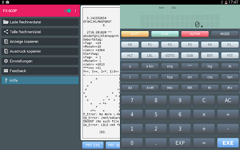 FX-603P programable calculator ‒ Applications sur Google Play