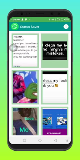 Android application Status saver screenshort