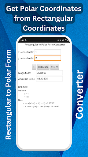 Polar to Rectangular Converter Screen 2