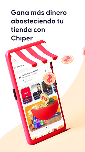 Android application Chiper: Abastece tu tienda screenshort