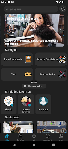 Android application dtudo screenshort