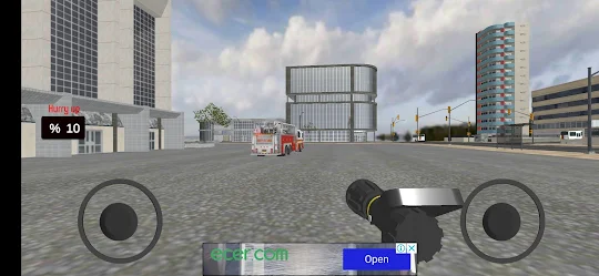 消防車和消防員模擬器 3D