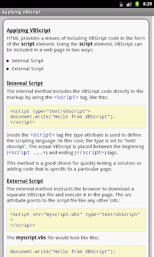 VBScript Pro Quick Guide Free