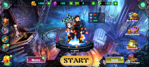 Android application Nezuko Tanjiro Heroes screenshort