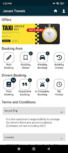 Janani Travels Duty Groups Screen 3