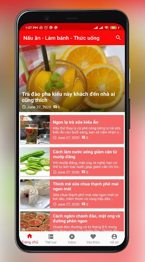 Android application Cách nấu ăn ngon mỗi ngày screenshort