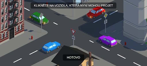 Android application Autoškola - Křižovatky screenshort