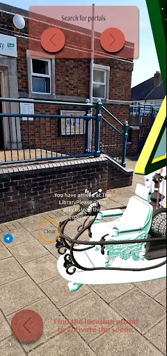 Android application Bromley AR Trail screenshort