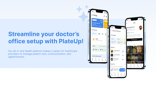 Android application PlateUp Health screenshort