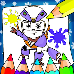 Livro de colorir Vir Robot Boy – Apps no Google Play