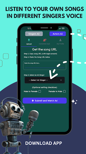 Android application SK AI Voice screenshort