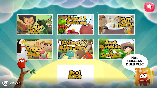 Android application Dongeng Anak Sedunia screenshort