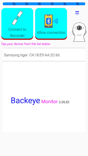 Android application Backeye Rearview Monitor screenshort