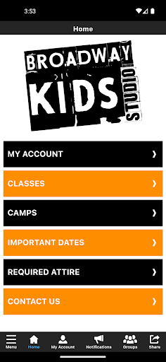 Broadway Kids Studio Screen 2