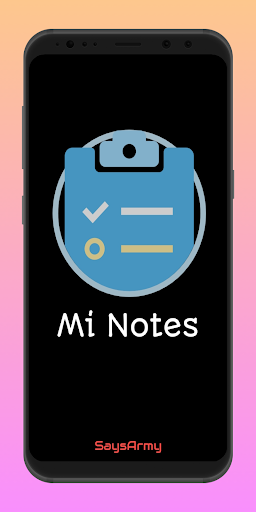 Android application Mi Notes screenshort