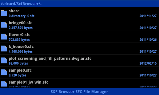 SXF Browser for Android Screenshot