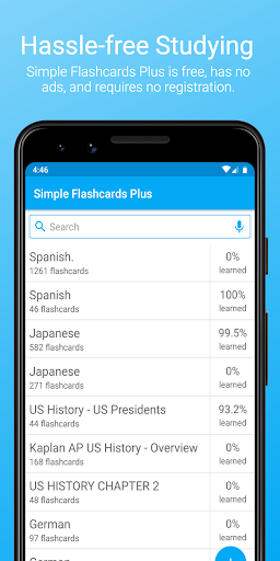 Simple Flashcards Plus Screenshot 1 - AppWisp.com