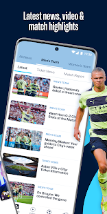 Manchester City Official App Screenshot