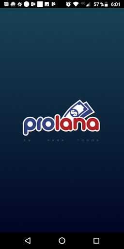 Android application PROLANA (Solo para clientes) screenshort
