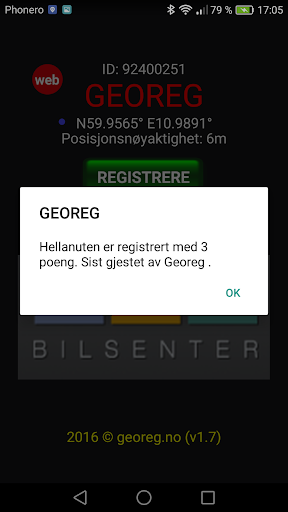 GEOREG Screen 2