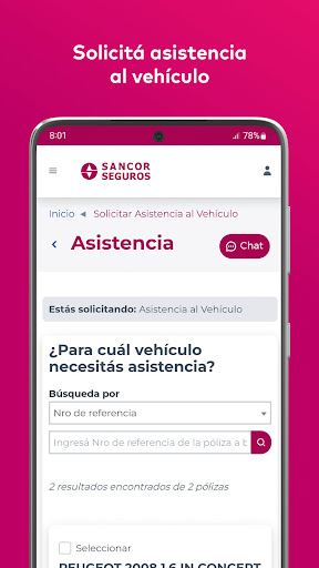 Sancor Seguros Screenshot