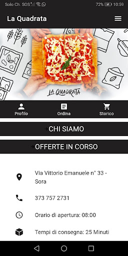 Android application La Quadrata screenshort