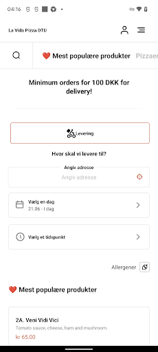 La Vida Pizza DTU Screen 3