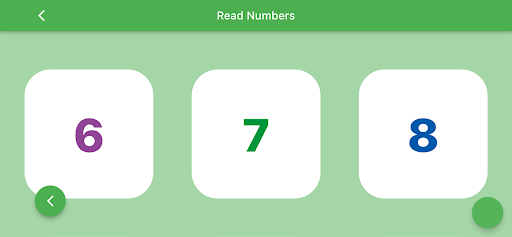 Learning Numbers Screen 3