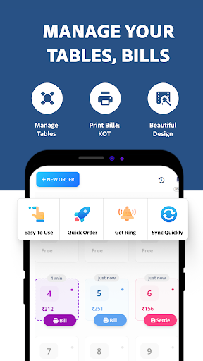 Android application FoodyQueen Captain screenshort