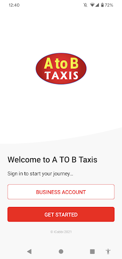 Android application AtoB Taxis screenshort