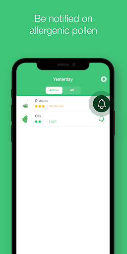 LuxPollen Today Screen 2