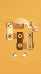 Screw Puzzle: Wood Nut & Bolt