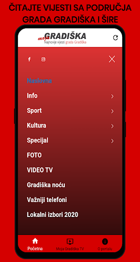 MojaGradiška Screen 2
