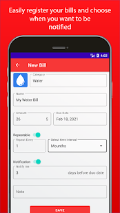 Bills Tracker- Easy Bills Reminder 1.0 APK screenshots 4