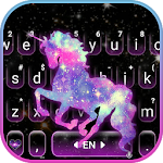 Cover Image of Download Night Galaxy Unicorn Keyboard Theme 1.0 APK